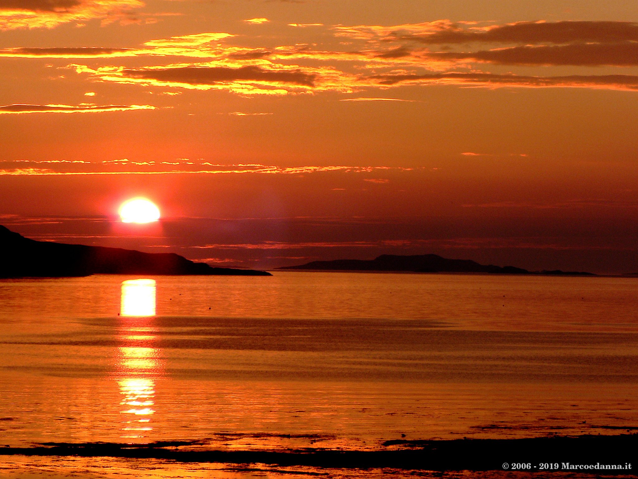 Sunset in Ullapool Bay
